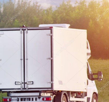 Furgone refrigerato con simbolo neve